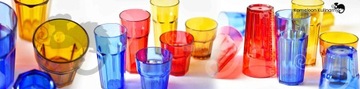 SZKLANKA Z POLIWĘGLANU nietłukąca BRĄZOWA 360ml