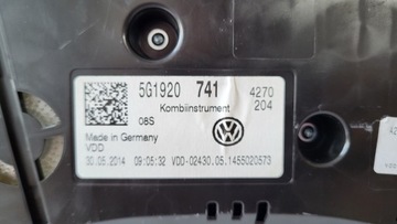 фото thumb №13, Спидометр приборы спидометр volkswagen golf v vi vii состояние хороший gwr