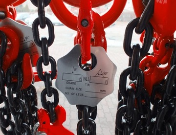 Цепной строп 2C, 4,25 зуб., 3 м. Цепь HDS УТВЕРЖДЕНА