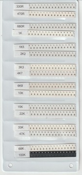 [1500szt] Zestaw kond. i rez. smd 0603 szereg E-6