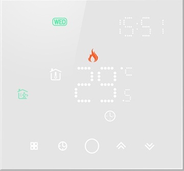 WiFi термостат для плиты, белый серия PS TUYA