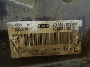 фото thumb №9, Лампа передня перед ліва audi a4 b5 рестайлінг ксенон 1 k1