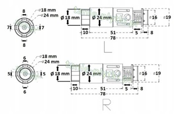 ПЕТЛИ Cersanit для доски DELFI WOL, капля k99-0142
