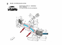 Шланг труба патрубок turbo інтеркулер maserati ghibli 3.0 d 670105708 комплект . Зі Шроту, фото thumb