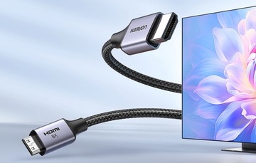 Кабель Mini HDMI - HDMI Ugreen HD163 8K 2м - серый