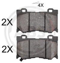 фото thumb №10, Тормозные колодки тормозной. nissan 370z 09- перед abs