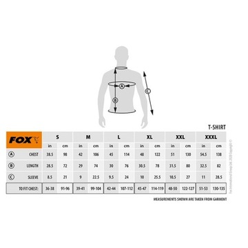 Футболка с принтом на груди камуфляжного цвета/хаки Fox XL