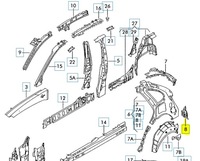 фото thumb №6, Плита опорна лівий задня seat ibiza оригінальний номер 6l6809440