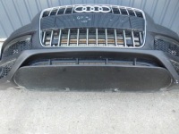 Бампер передній решітка радіатора протитуманні фари світлодіоди audi q7 4l рестайлінг  s line 2010r. чорний Оригінал, фото thumb