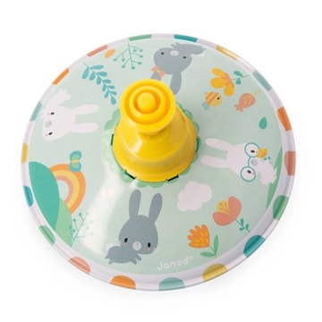 Волчок металлический (с желтой ручкой) Pure Bunnies, для детей 12 м+, Янод