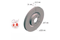 фото thumb №1, Zimmermann гальмівні диски гальмівні 2szt bmw 2 f45 14- prz