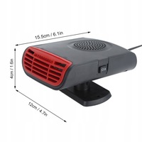 фото thumb №7, 12v обігрівач автомобільна радіатор 150w