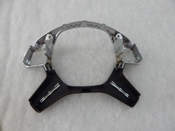 фото thumb №8, Mercedes w166 x166 w246 w204 рестайлінг w212 - рамка накладка кермо коричнева