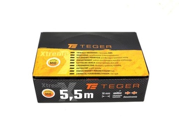 Рулетка стальная двусторонняя 5,5м 19мм TEGER
