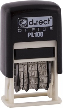 Штамп даты D.Rect PL100, польская версия