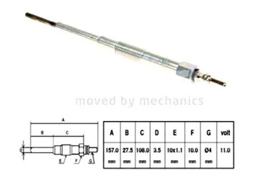 фото thumb №1, Свічка запалювання żarowa nipparts n5717000