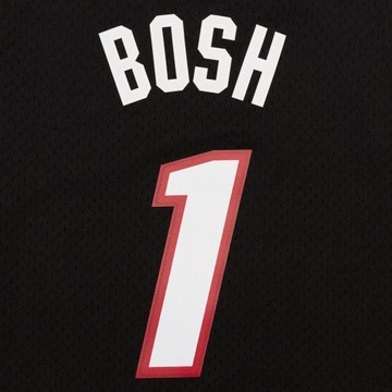 Футболка Mitchell & Ness HEAT 2012 CHRIS BOSH ЧЕРНАЯ - 2XL