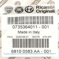 фото thumb №8, Наклейка дверь передних правых fiat panda ii 2003-2012
