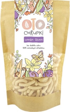 OTOLANDIA CHRUPKI PAŁECZKI ORKISZOWE ŚLIWKA WANILIA JABŁKO CHIA 25g