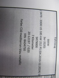 Купити Фари передні bmw g20 g21 9481715 оригінал, фото thumb