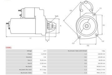 фото thumb №10, Стартер 12v nissan primastar opel vivaro renault trafic laguna 2.0