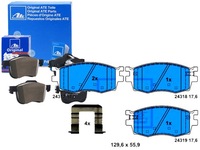 фото thumb №1, Ate тормозные колодки тормозные hyundai перед accent i20 1,1-