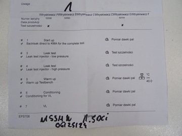 фото thumb №12, Інжектор nissan renault 1.5 dci 8200380253 h8200294738 друк тест