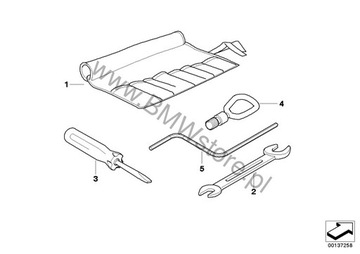 фото thumb №16, Bmw e60 e61 e87 e90 e91 чехол чехол инструменты ключи ушко holu отвертка