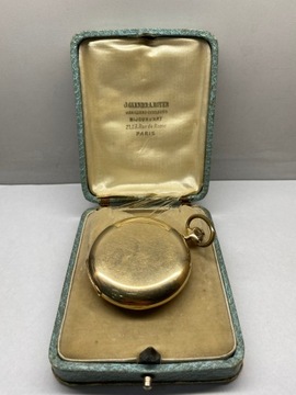 ZŁOTY ZEGAREK VINTAGE KIESZONKOWY NIGA KRAKÓW