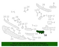 фото thumb №1, Volvo s90 ii r-design кронштейн правый противотуманная фара оригинальный номер 3