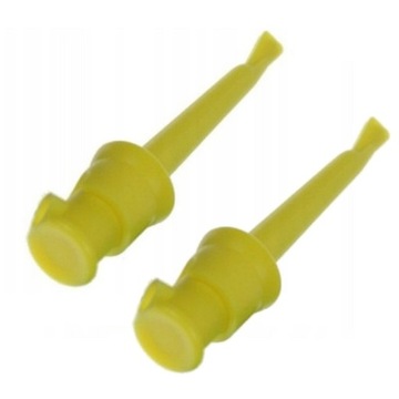 CHWYTAK POMIAROWY ŻÓŁTY L 55mm HACZYK AMASS x2