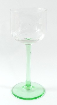 УРАНОВОЕ СТЕКЛО - LOVELY CHRISTAL GLASS - 17,3 см