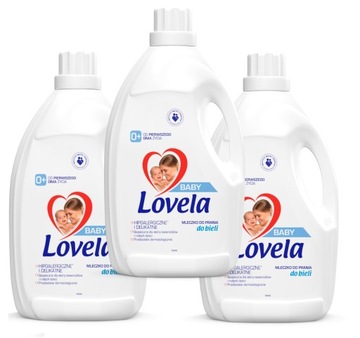 Гипоаллергенное жидкое молочко для стирки LOVELA Baby 4,35 л / 48 стирок БЕЛОЕ