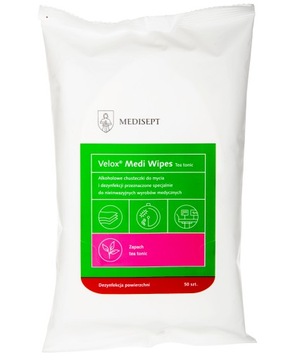 Velox Duo Wipes-flowpack Салфетки дезинфицирующие чайно-тонизирующие спиртовые