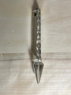 Stare kryształki szklane 10 cm