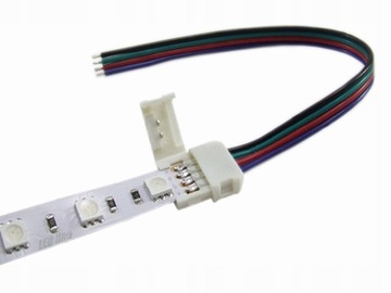 Светодиодная линия CLICK с двойным разъемом для светодиодных лент RGB 10