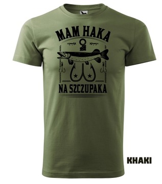 MAM HAKA NA SZCZUPAKA Koszulka Wędkarska S