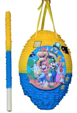 ПИНИАТА Братья Марио Братья Марио XL + ПАЛКА