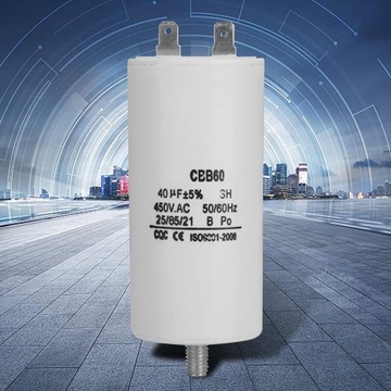 Конденсатор водяного насоса, Конденсатор насоса CBB60 450 В 40 мкФ 50/60 Гц