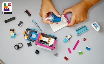 БЛОКИ ДЛЯ МОБИЛЬНЫХ АВТОМОБИЛЕЙ LEGO PENGUIN VAN CITY ПОДАРОК