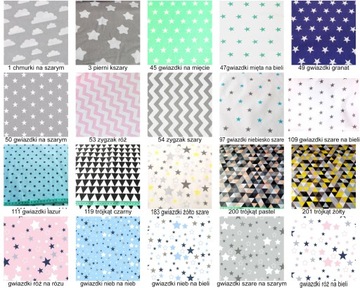LiLo MODULAR MINKY чехлы для кроватки 60x120 CROWN 5 шт. МНОГО УЗОРОВ