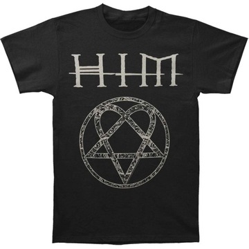 Футболка HIM с орнаментом Heartagram, размер S