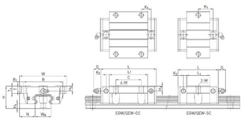 Тележка QEW15CC-Z0