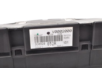 фото thumb №7, Volkswagen passat b6 2.0 tdi 16v 140km спідометр  прилади 3c0920852r європа