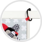 Мягкая развивающая книга для малышей Canpol контрастного цвета SENSORY TOYS
