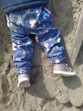 БРЮКИ RAIN PANTS из софтшелла с отворотами-единорогами PL 104