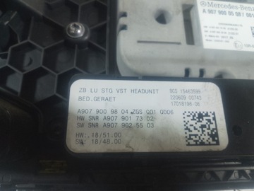 фото thumb №5, Sprinter 907 18- радіо радіопрогравач панель a4209003305