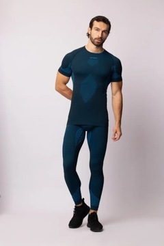 Мужская термофутболка с короткими рукавами Spaio Breeze Black/Blue r.M