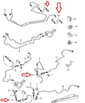 фото thumb №8, Шланг тормозной гибкий brembo t85027 1j0611775