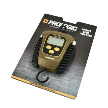 Весы Prologic Avenger, 50 кг, водонепроницаемые, с большим ЖК-дисплеем с подсветкой